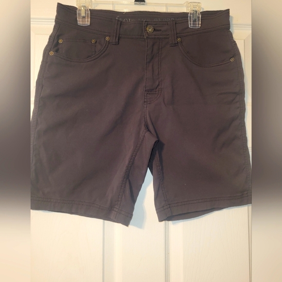 Prana Brion Gray Shorts Size Waist 32 Length 9 Hiking Camping Gorpcore - Picture 1 of 5
